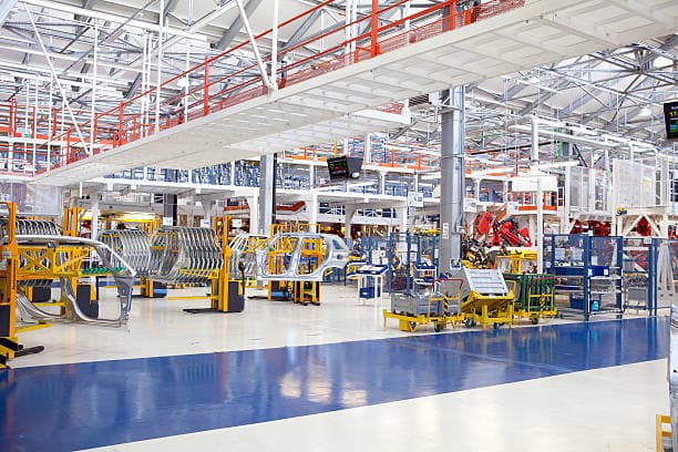 Visão interna da fábrica da Círculo S/A em mapeamento 360º